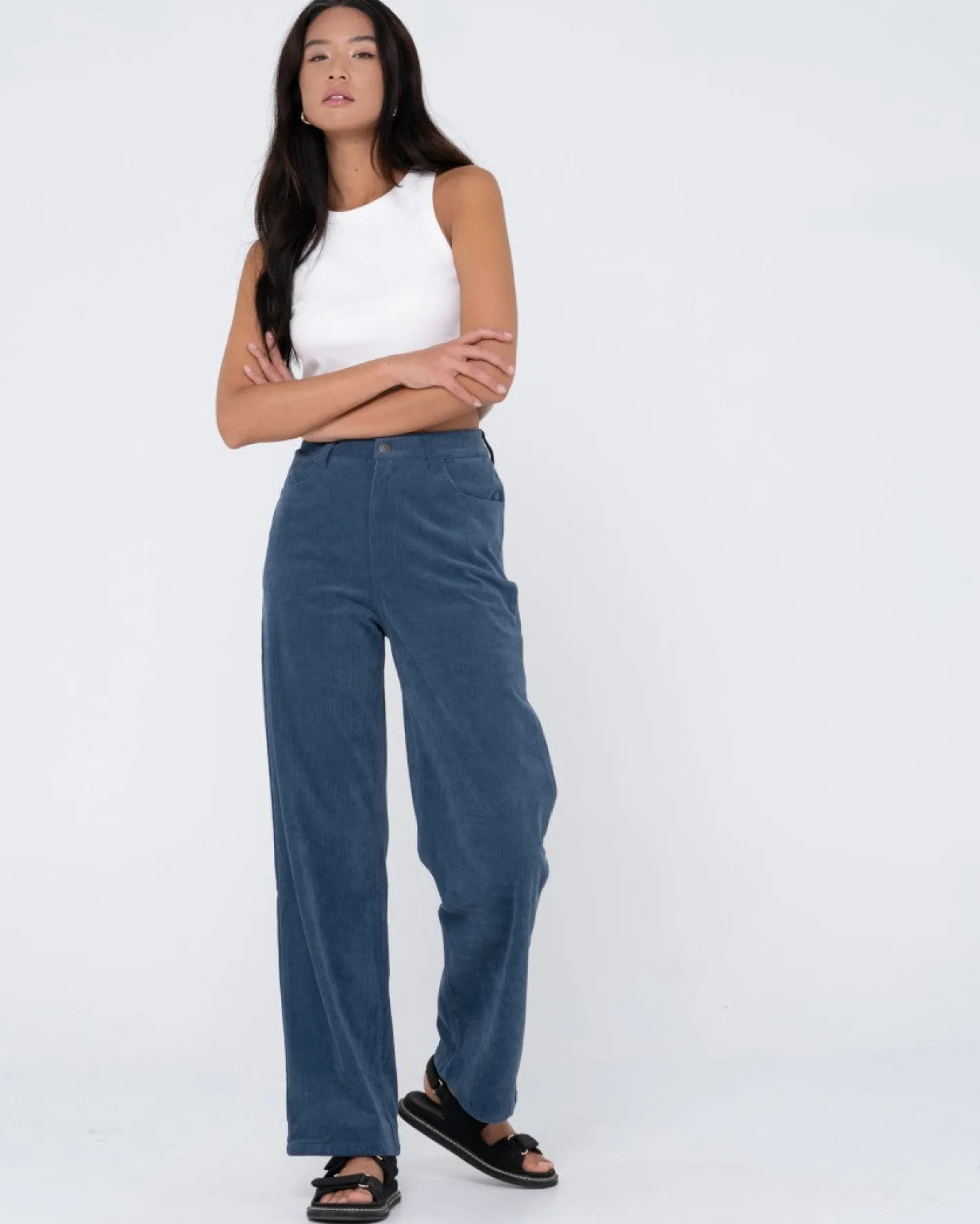 Clearance The Secret High Rise Cord Pant Womens Pants