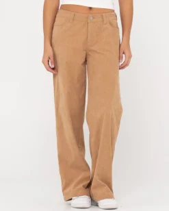 Fashion The Secret Low Rise Wide Leg Cord Pant Womens Pants