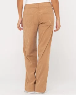 Fashion The Secret Low Rise Wide Leg Cord Pant Womens Pants
