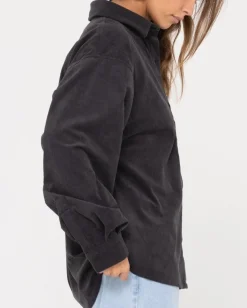 Best Sale The Secret Oversized Cord Shirt Womens Shirts