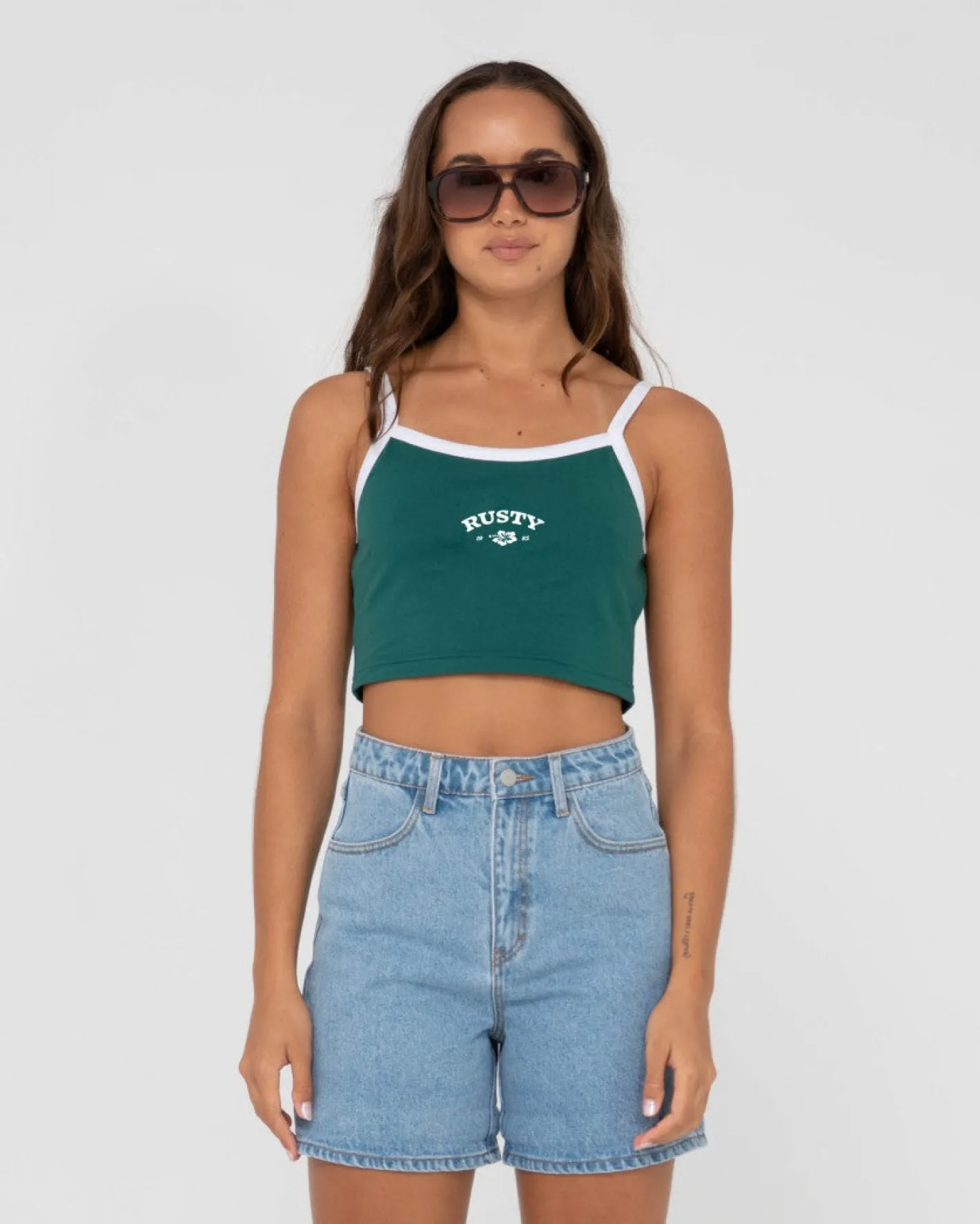 Best Sale Thriving Graphic Crop Tank Top Womens Tees & Tanks