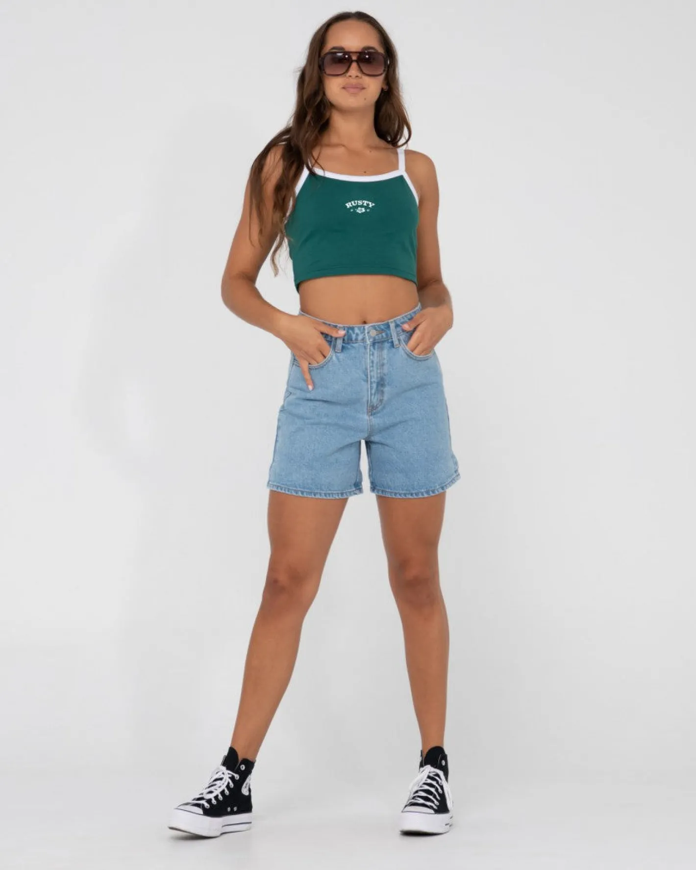 Best Sale Thriving Graphic Crop Tank Top Womens Tees & Tanks