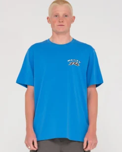Fashion Tribal Burn Short Sleeve Graphic Tee Mens Tees