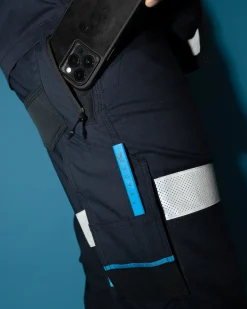 Clearance Tr246R 9 Pocket Stretch Cuff Pant Reflect Pants