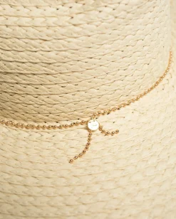 Cheap Tuscany Wide Brim Straw Hat Womens Caps & Hats