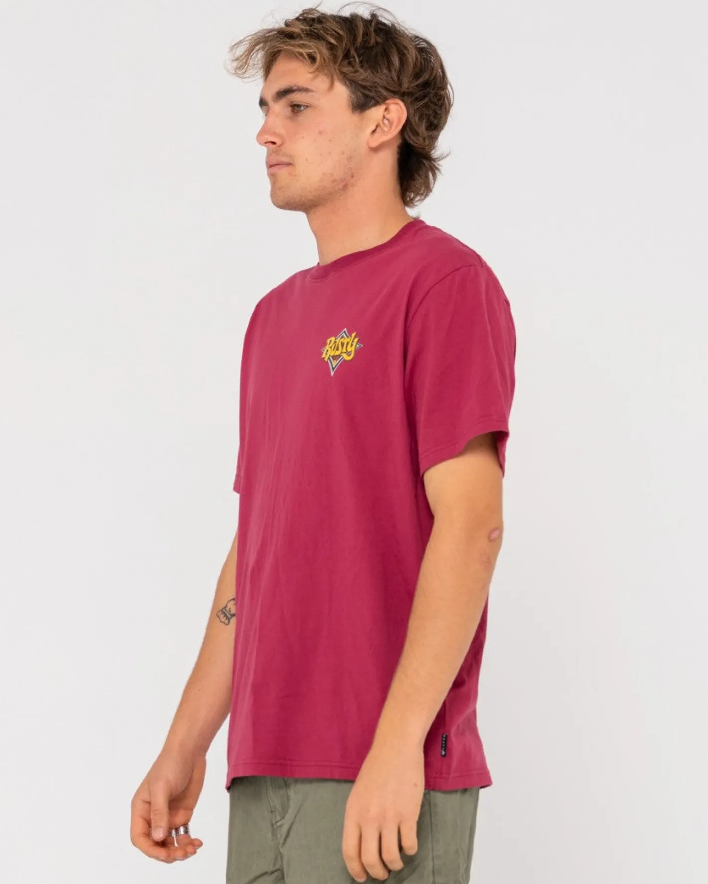 Online Twisted Diamond Short Sleeve Graphic Tee Mens Tees