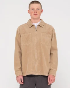 Clearance V8 Coup Cord Zip Up Jacket Mens Jackets