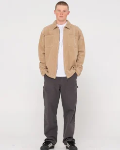 Clearance V8 Coup Cord Zip Up Jacket Mens Jackets
