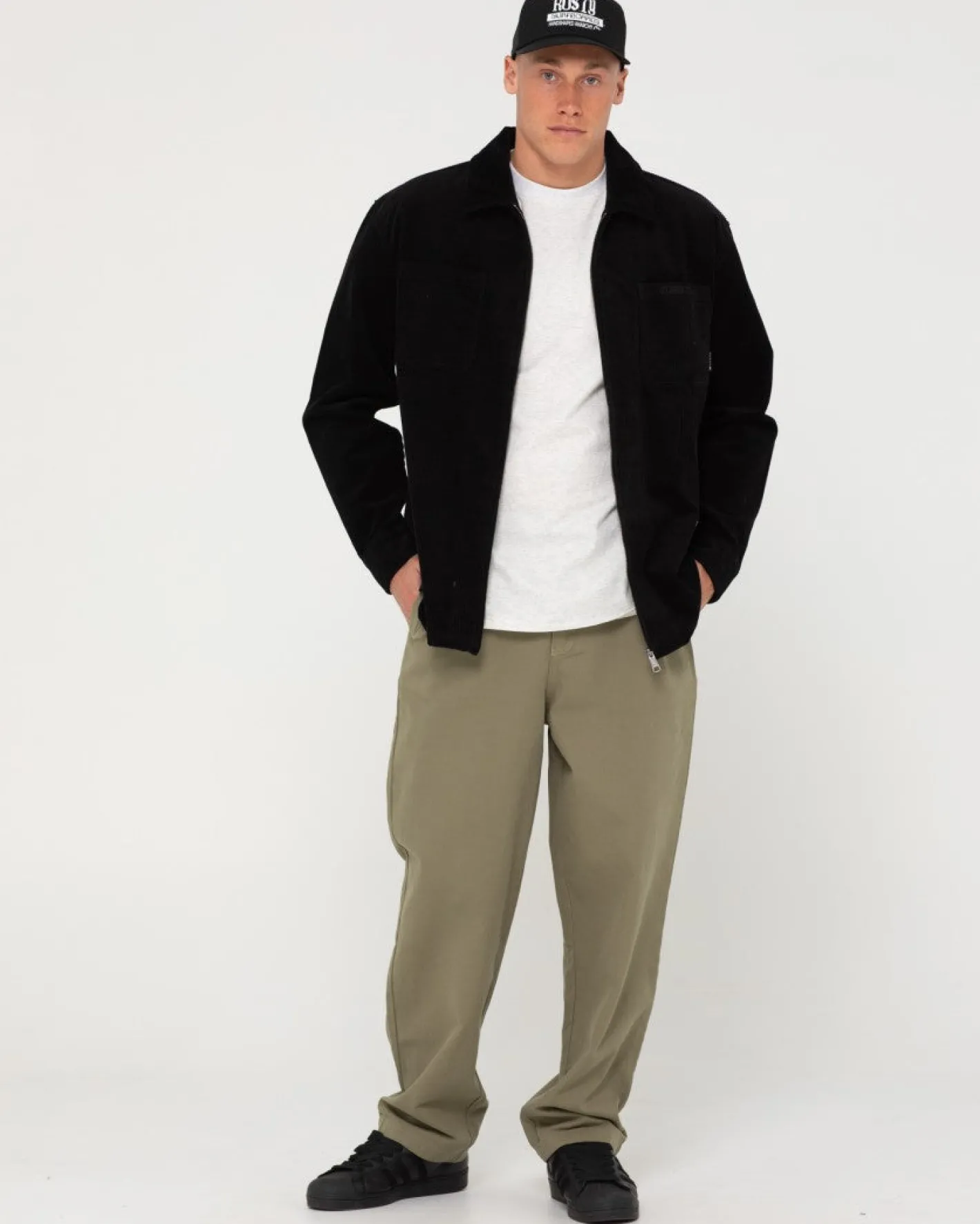 Flash Sale V8 Coup Cord Zip Up Jacket Mens Jackets