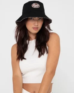 Fashion Vacay Time Reversible Bucket Hat Womens Caps & Hats