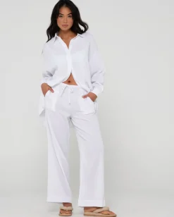 Discount Vahala Oversized Long Sleeve Shirt Womens Shirts
