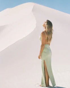 Best Vicky Side Split Slip Maxi Dress Womens Maxi Dresses