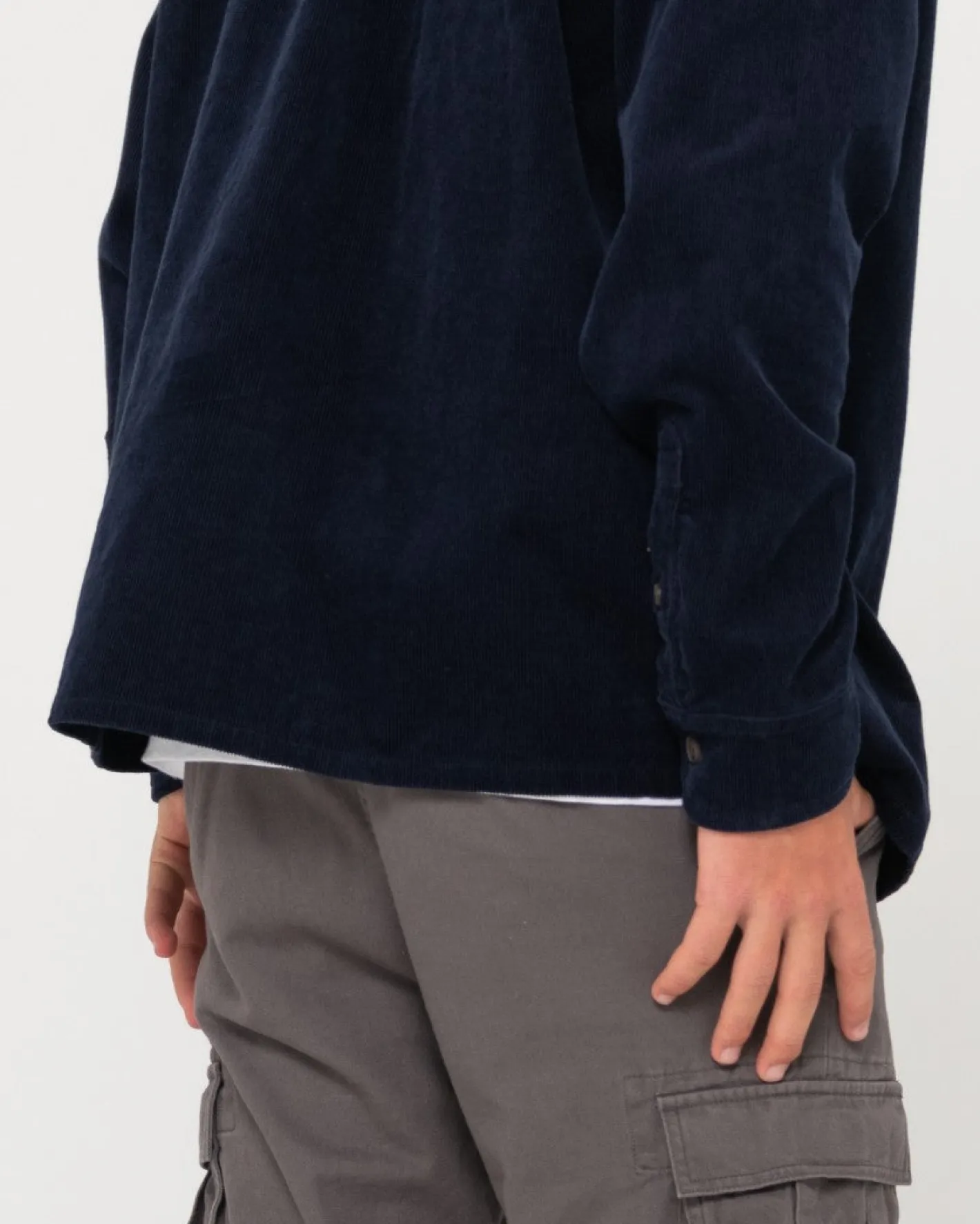 Clearance White Whale Long Sleeve Cord Shirt Mens Shirts