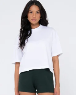Clearance Wonderful World Organic Relaxed Tee Womens Graphic Tees