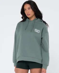 Outlet Wonderful World Oversize Hood Fleece Womens Hoodies & Fleece
