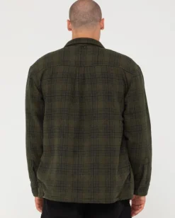 Sale Woodchuck Woven Plaid Zip Up Jacket Mens Jackets