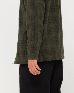 Sale Woodchuck Woven Plaid Zip Up Jacket Mens Jackets