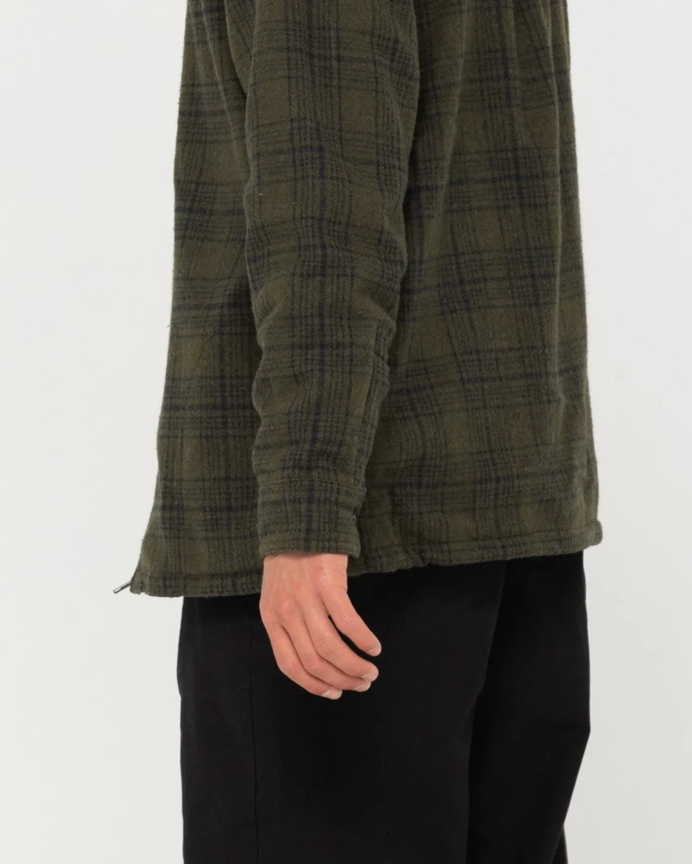 Sale Woodchuck Woven Plaid Zip Up Jacket Mens Jackets