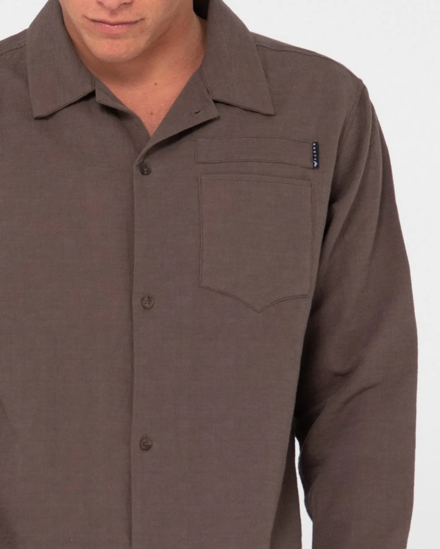 Online Yuma Linen Long Sleeve Shirt Mens Shirts